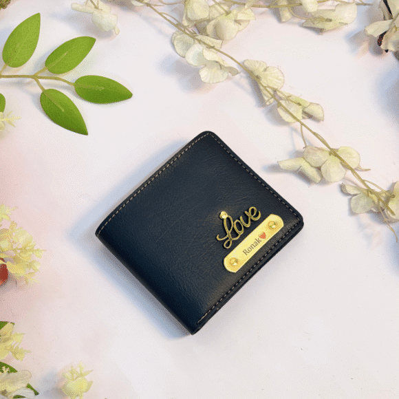 Personalized Wallet for Men – Slim Stylish Leather Purse with Name & Charm | Gift for Him (Nexon) - Image 3