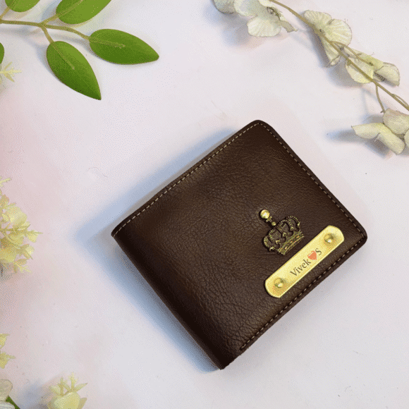 Personalized Wallet for Men – Slim Stylish Leather Purse with Name & Charm | Gift for Him (Nexon) - Image 4
