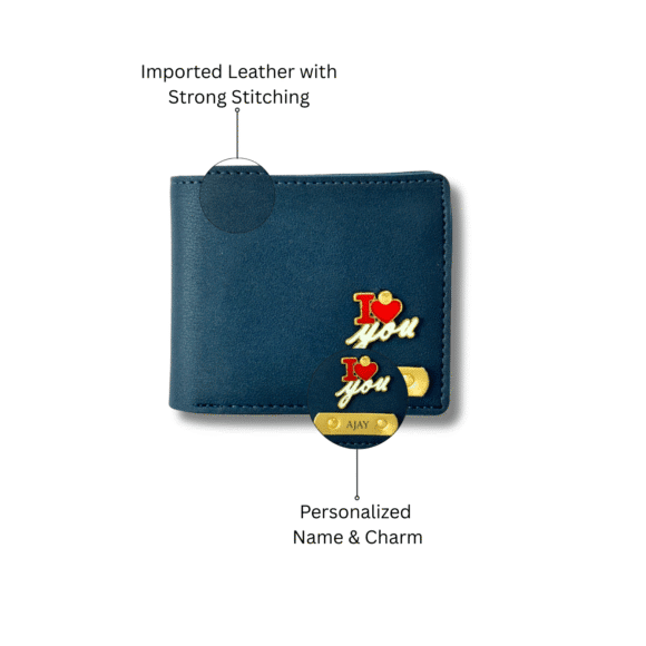 Personalized Wallet for Men – Slim Stylish Leather Purse with Name & Charm | Gift for Him (IMP) - Image 11