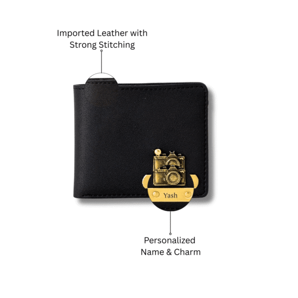 Personalized Wallet for Men – Slim Stylish Leather Purse with Name & Charm | Gift for Him (IMP) - Image 10