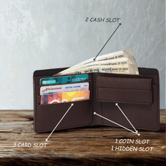 Personalized Wallet for Men – Slim Stylish Leather Purse with Name & Charm | Gift for Him (IMP) - Image 7