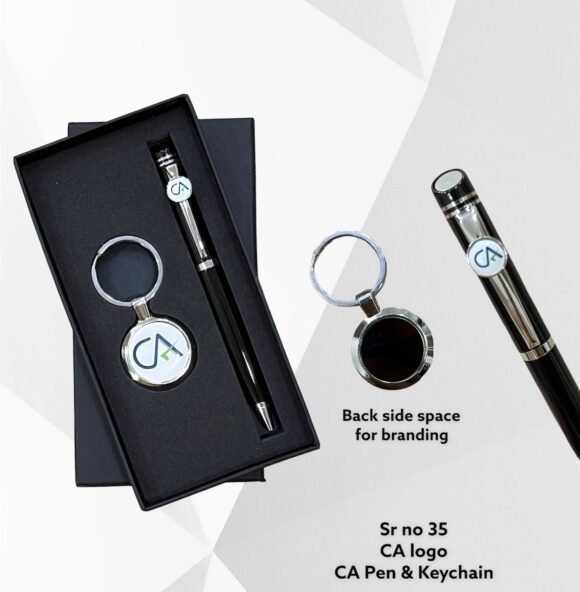 Personalized Gift Hamper For CA- Wallet, Pen and Keychain - Image 2