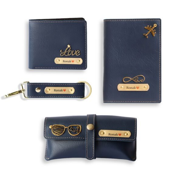Personalised Leather Name Men’s Wallet, Keychain, Passport Cover & Eyewear Case (Nexon) - Image 18