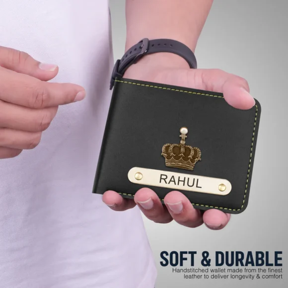 Personalized Wallet for Men – Slim Stylish Leather Purse with Name & Charm | Gift for Him (Faux) - Image 50