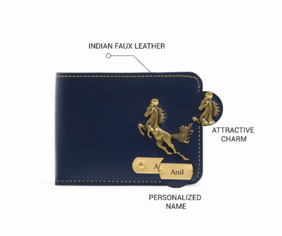 Personalized Wallet for Men – Slim Stylish Leather Purse with Name & Charm | Gift for Him (Faux) - Image 48