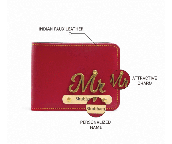 Personalized Wallet for Men – Slim Stylish Leather Purse with Name & Charm | Gift for Him (Faux) - Image 44