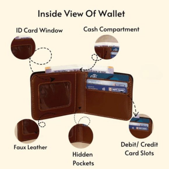 Personalized Wallet for Men – Slim Stylish Leather Purse with Name & Charm | Gift for Him (Faux) - Image 36