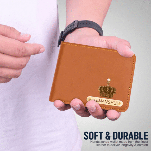 Personalized Wallet for Men – Slim Stylish Leather Purse with Name & Charm | Gift for Him (Faux) - Image 35