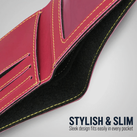 Personalized Wallet for Men – Slim Stylish Leather Purse with Name & Charm | Gift for Him (Faux) - Image 34