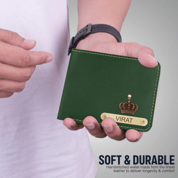Personalized Wallet for Men – Slim Stylish Leather Purse with Name & Charm | Gift for Him (Faux) - Image 31