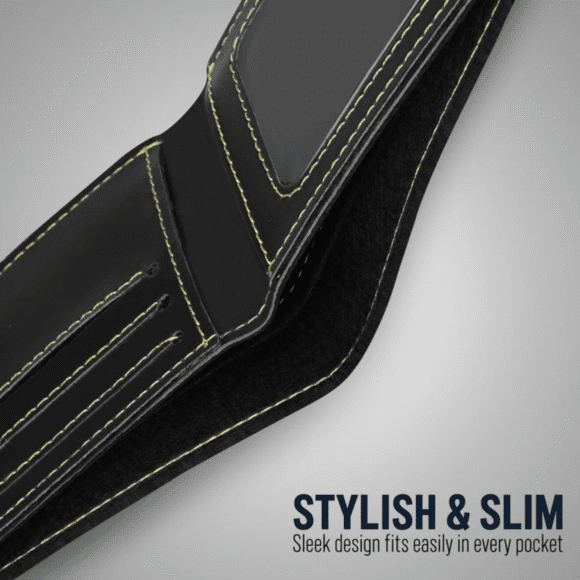 Personalized Wallet for Men – Slim Stylish Leather Purse with Name & Charm | Gift for Him (Faux) - Image 28