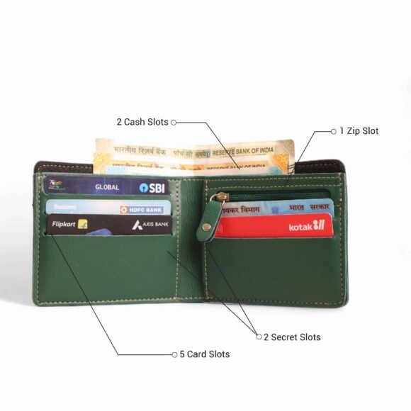 Personalized Wallet for Men – Slim Stylish Leather Purse with Name & Charm | Gift for Him (Nexon) - Image 25
