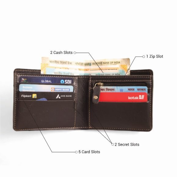 Personalized Wallet for Men – Slim Stylish Leather Purse with Name & Charm | Gift for Him (Nexon) - Image 24