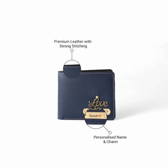 Personalized Wallet for Men – Slim Stylish Leather Purse with Name & Charm | Gift for Him (Nexon) - Image 18