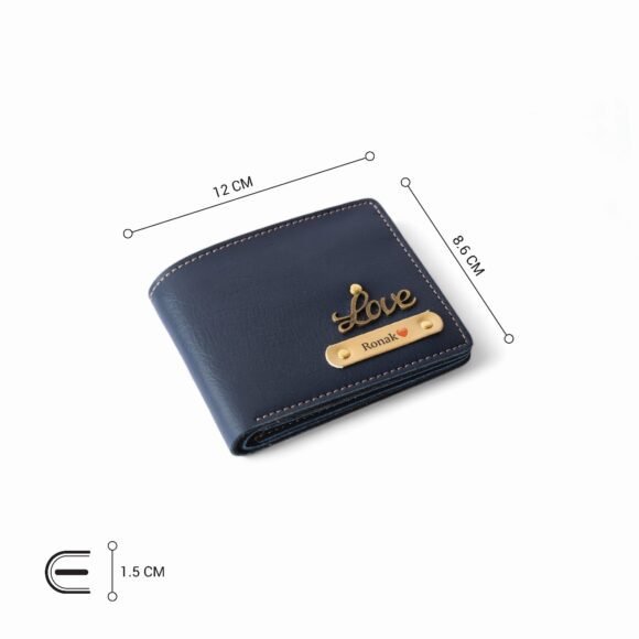 Personalized Wallet for Men – Slim Stylish Leather Purse with Name & Charm | Gift for Him (Nexon) - Image 16