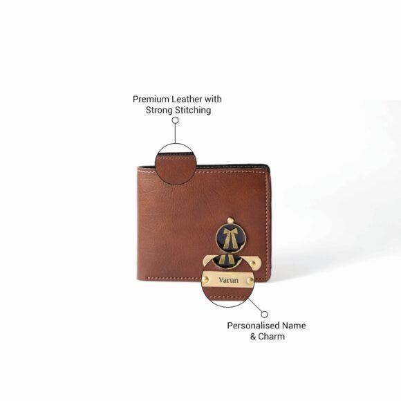 Personalized Wallet for Men – Slim Stylish Leather Purse with Name & Charm | Gift for Him (Nexon) - Image 14