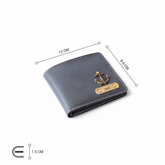 Personalized Wallet for Men – Slim Stylish Leather Purse with Name & Charm | Gift for Him (Nexon) - Image 12