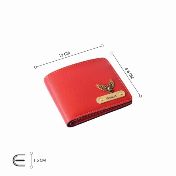 Personalized Wallet for Men – Slim Stylish Leather Purse with Name & Charm | Gift for Him (Nexon) - Image 13