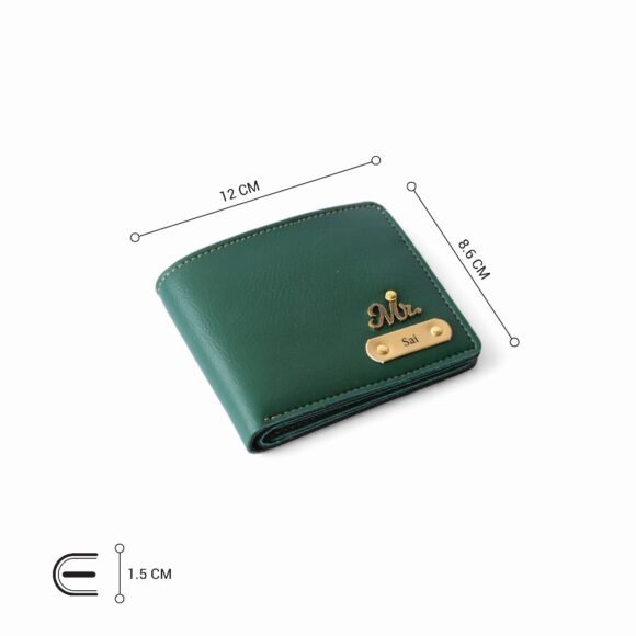 Personalized Wallet for Men – Slim Stylish Leather Purse with Name & Charm | Gift for Him (Nexon) - Image 11