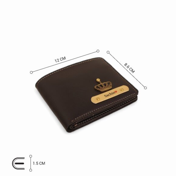 Personalized Wallet for Men – Slim Stylish Leather Purse with Name & Charm | Gift for Him (Nexon) - Image 10