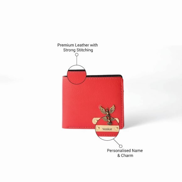 Personalized Wallet for Men – Slim Stylish Leather Purse with Name & Charm | Gift for Him (Nexon) - Image 9