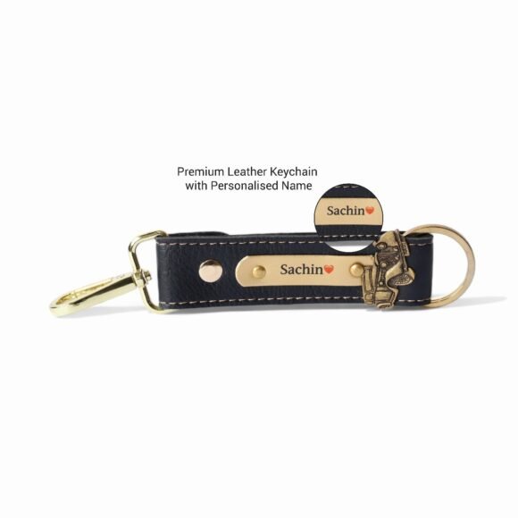Personalised Leather Name Men’s Wallet, Keychain, Passport Cover & Eyewear Case (Nexon) - Image 5