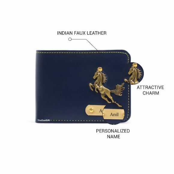 Personalized Wallet for Men – Slim Stylish Leather Purse with Name & Charm | Gift for Him (Faux) - Image 19