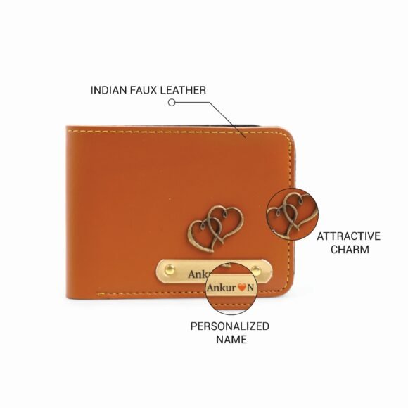 Personalized Wallet for Men – Slim Stylish Leather Purse with Name & Charm | Gift for Him (Faux) - Image 16