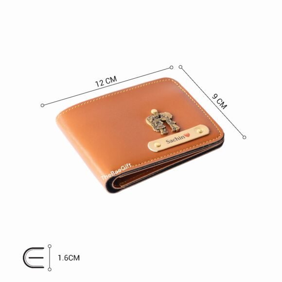 Personalized Wallet for Men – Slim Stylish Leather Purse with Name & Charm | Gift for Him (Faux) - Image 14