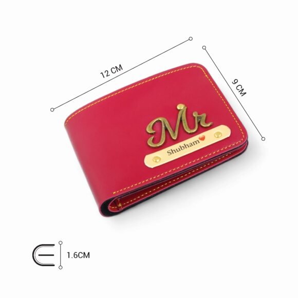 Personalized Wallet for Men – Slim Stylish Leather Purse with Name & Charm | Gift for Him (Faux) - Image 15