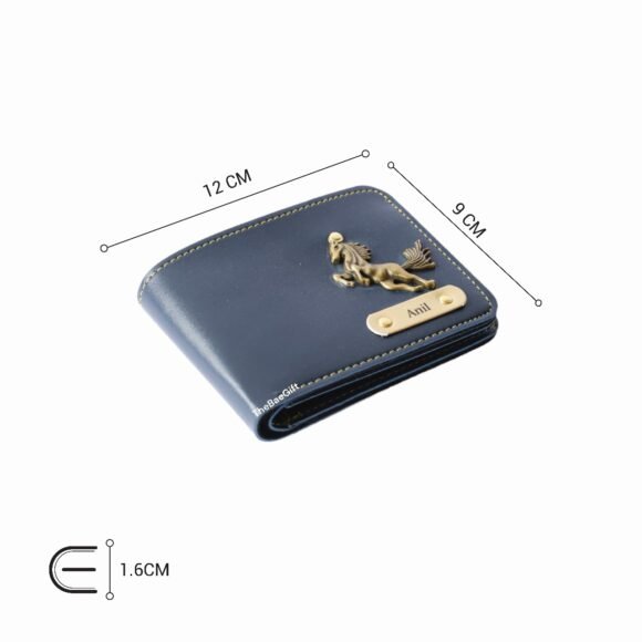 Personalized Wallet for Men – Slim Stylish Leather Purse with Name & Charm | Gift for Him (Faux) - Image 11