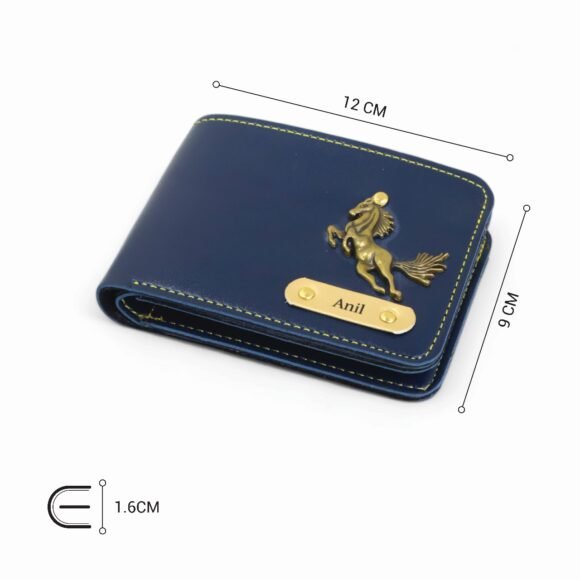 Personalized Wallet for Men – Slim Stylish Leather Purse with Name & Charm | Gift for Him (Faux) - Image 12