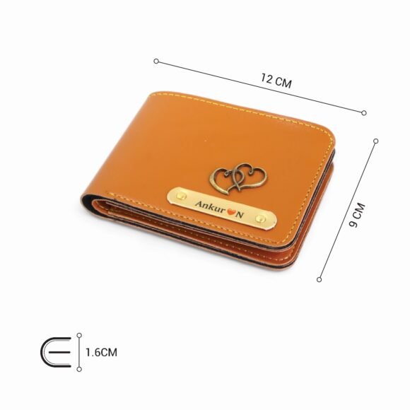 Personalized Wallet for Men – Slim Stylish Leather Purse with Name & Charm | Gift for Him (Faux) - Image 7