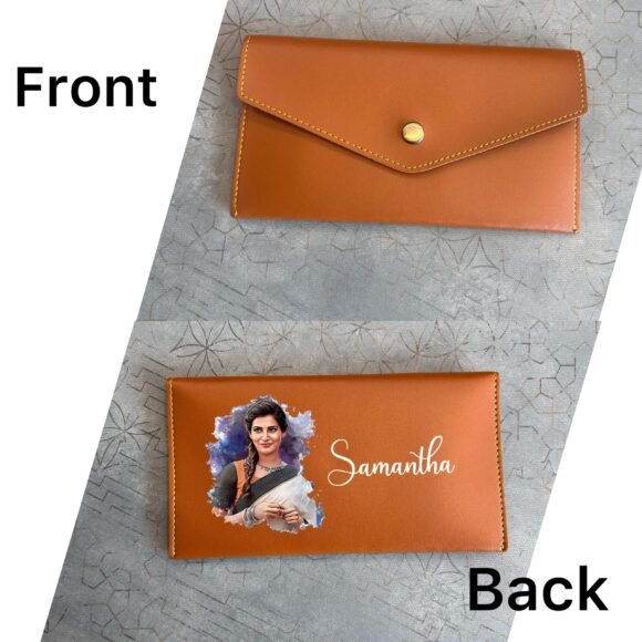 Customized Minimal Clutch for women – Personalised Gift