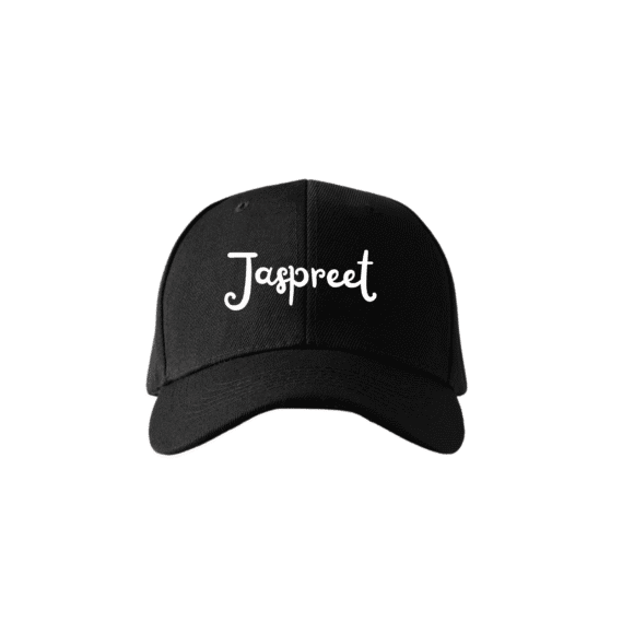 Customized unisex cotton cap with adjustable strap and full-color name print, one-size-fits-all personalized headwear for men, women, kids, ideal for events, sports, travel, and gifting