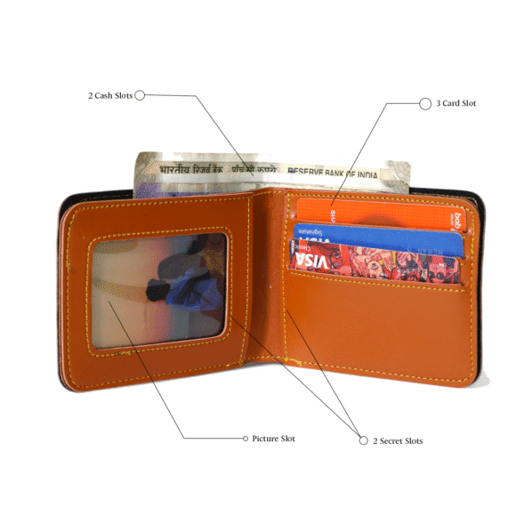 Personalized Wallet for Men – Slim Stylish Leather Purse with Name & Charm | Gift for Him (Faux) - Image 24