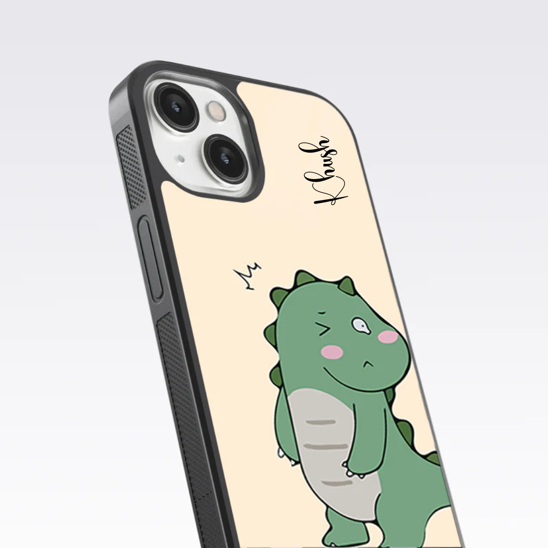 Dragon Hug Me Couple Glass Case - Image 2