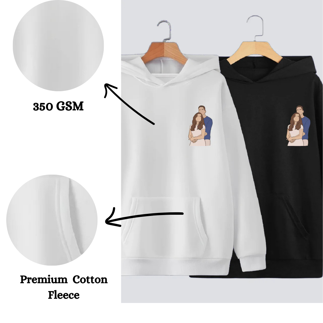 Illustration Hoodie (Couple) - Image 2